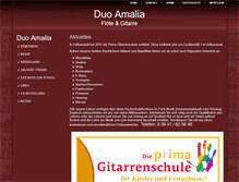 Tablet Screenshot of duo-amalia.com